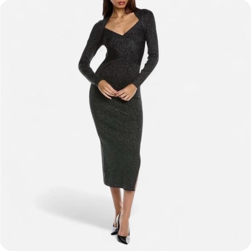 Ted Baker Tabytha Slim Fit Crossover Knit Dress
